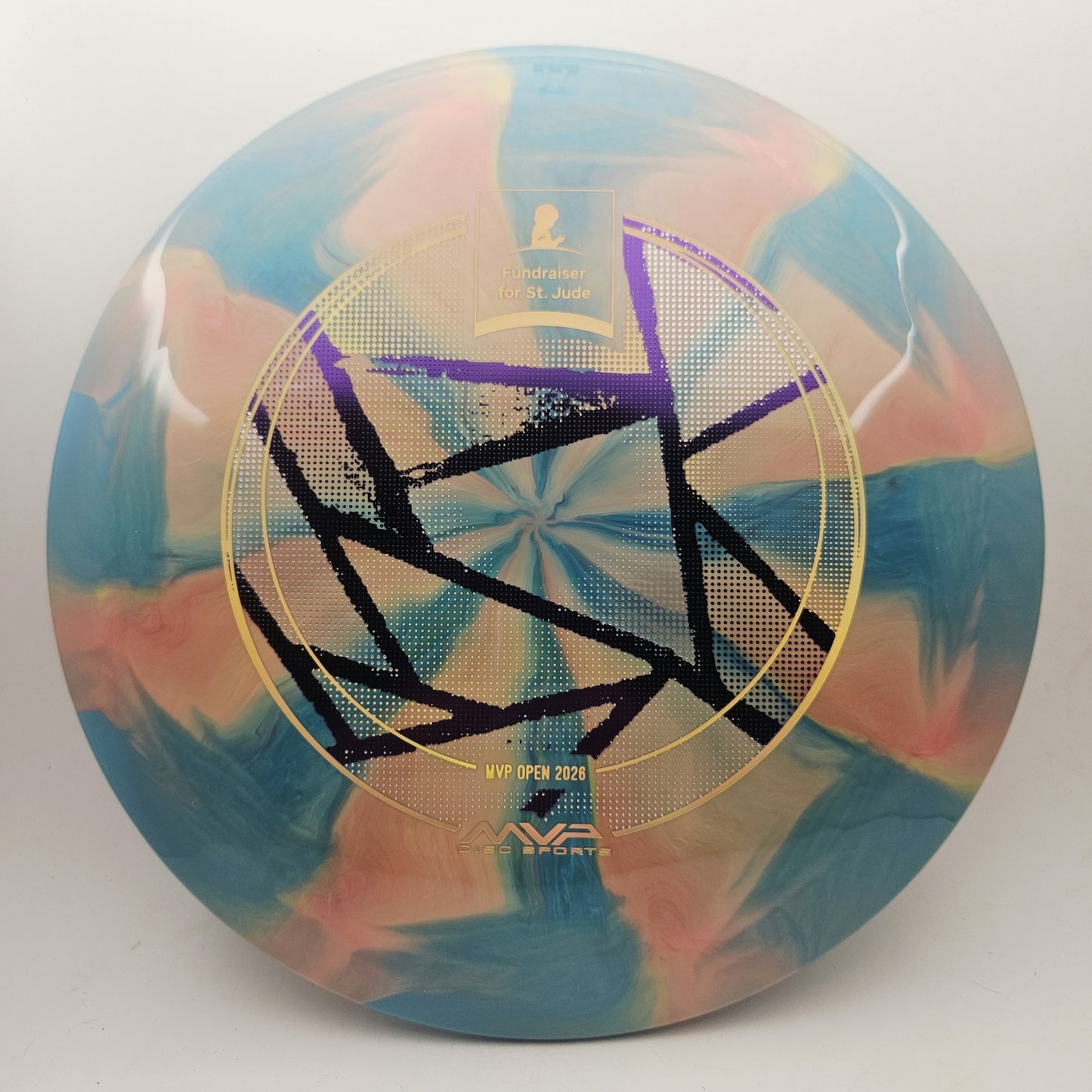 #20299 174g Teal / Pink, St Jude's Streamline Cosmic Neutron Shift - St Jude's
