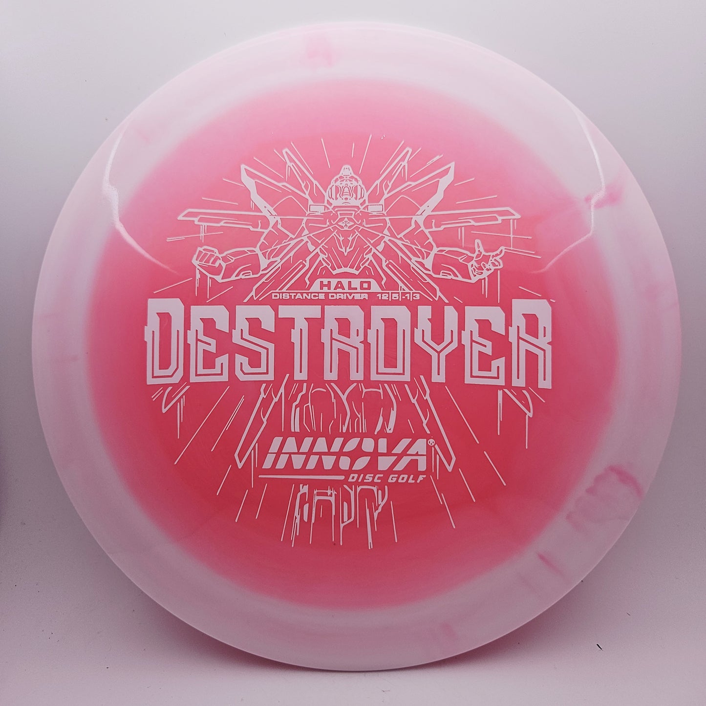 #14784 173-175g Pink / White Halo Star Destroyer