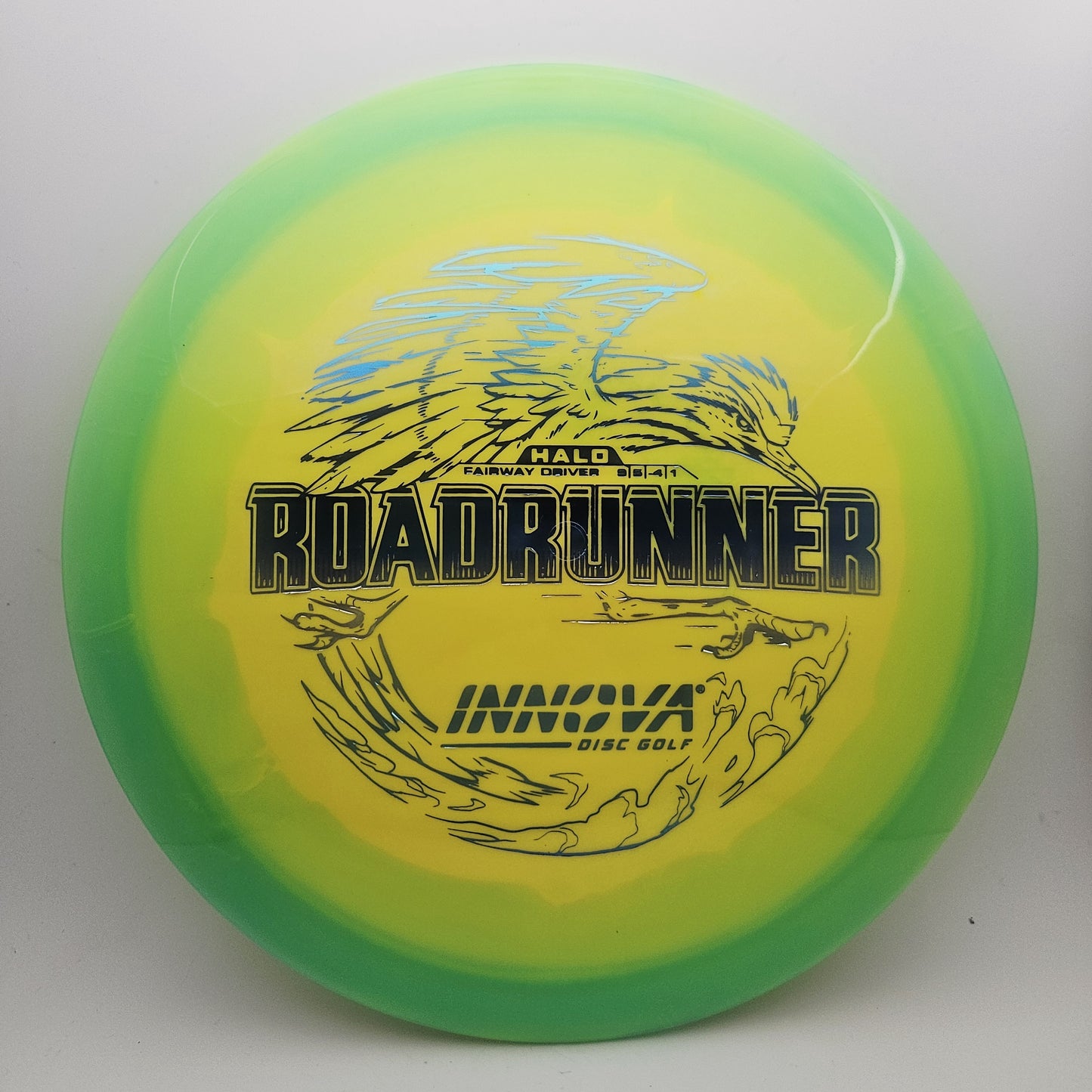 #18064 156g Yellow / Green Halo Star Roadrunner