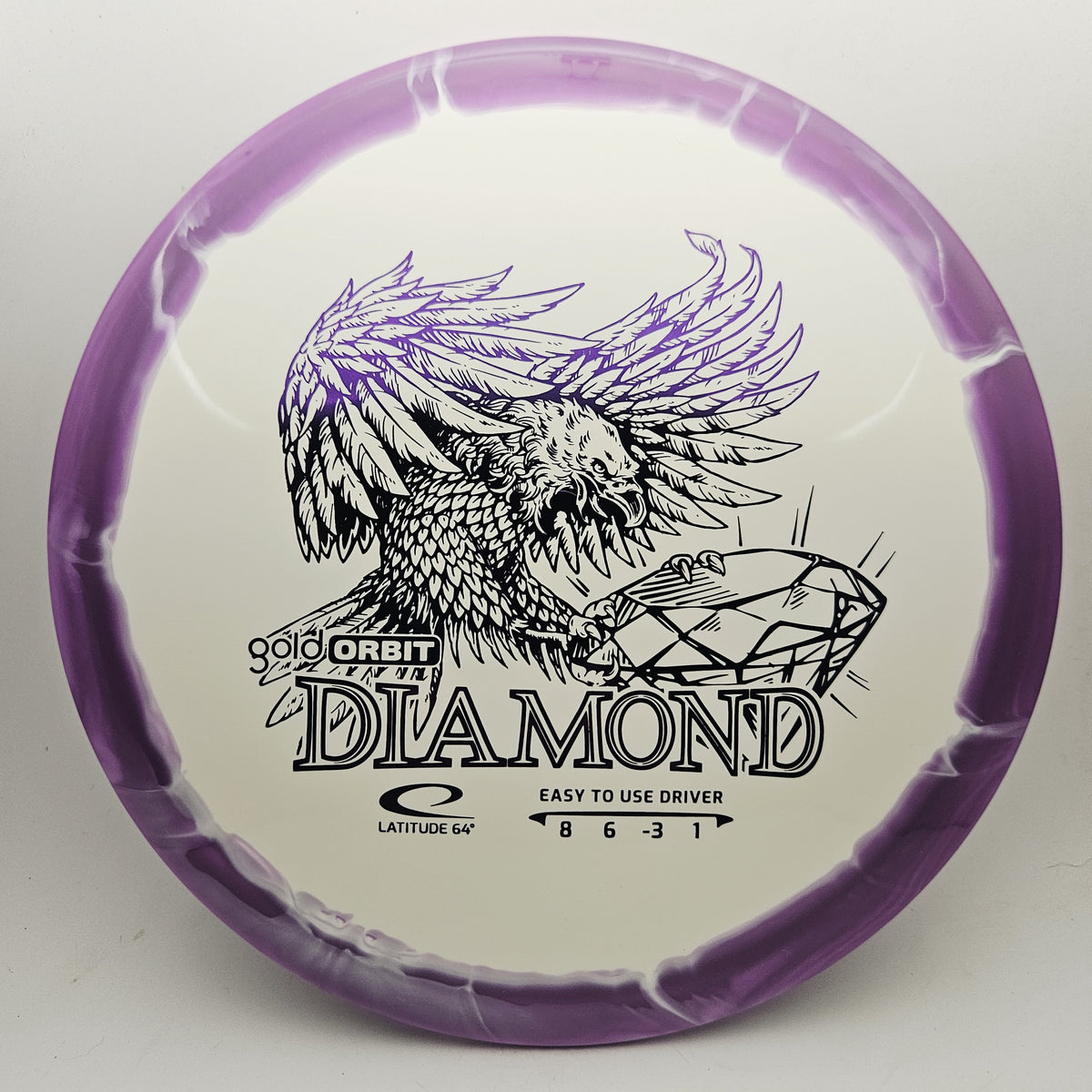 #20342 158g Purple Gold Orbit Diamond
