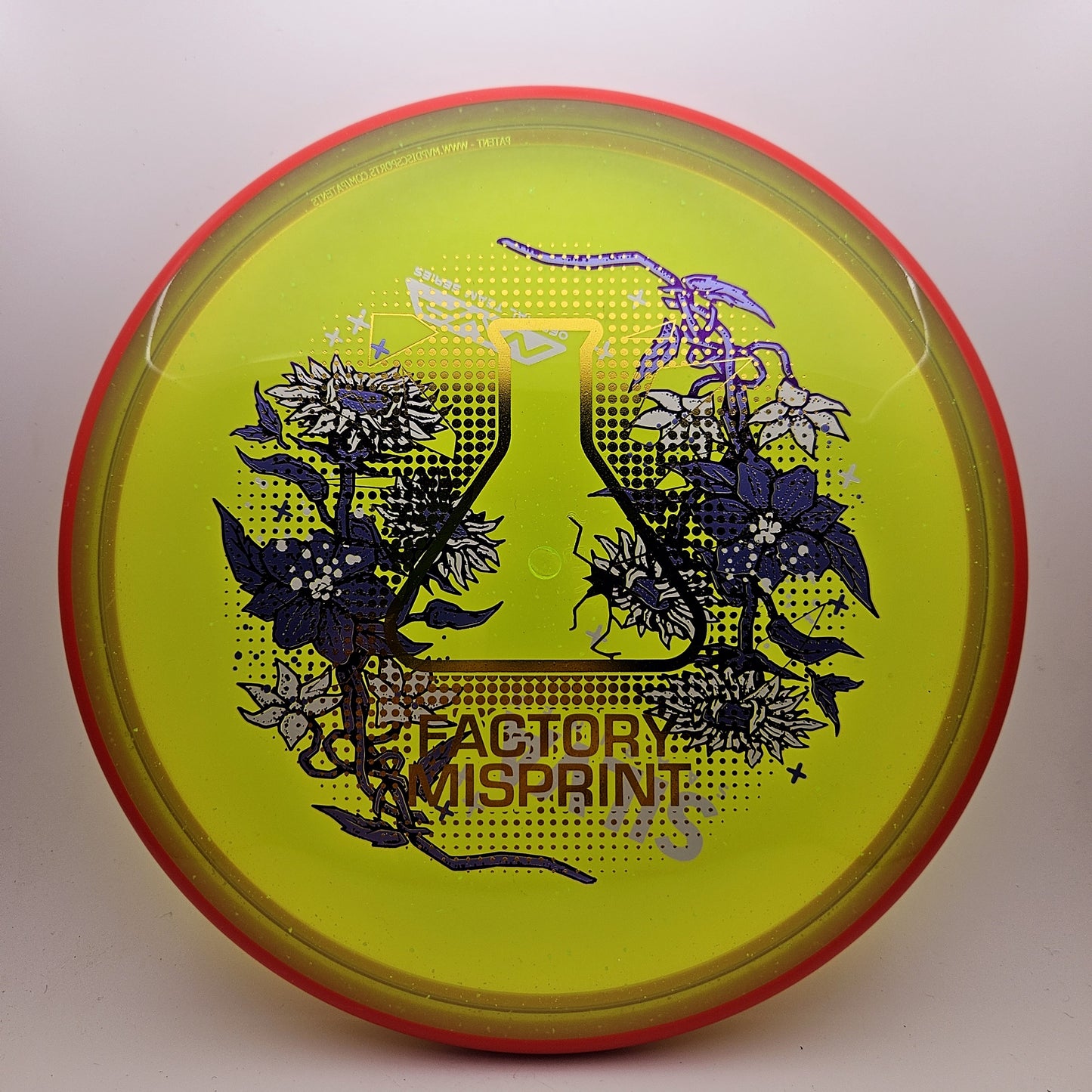 #12204 171g Green / Red, Misprint Particle Glow Proton Soft Proxy - Misprint