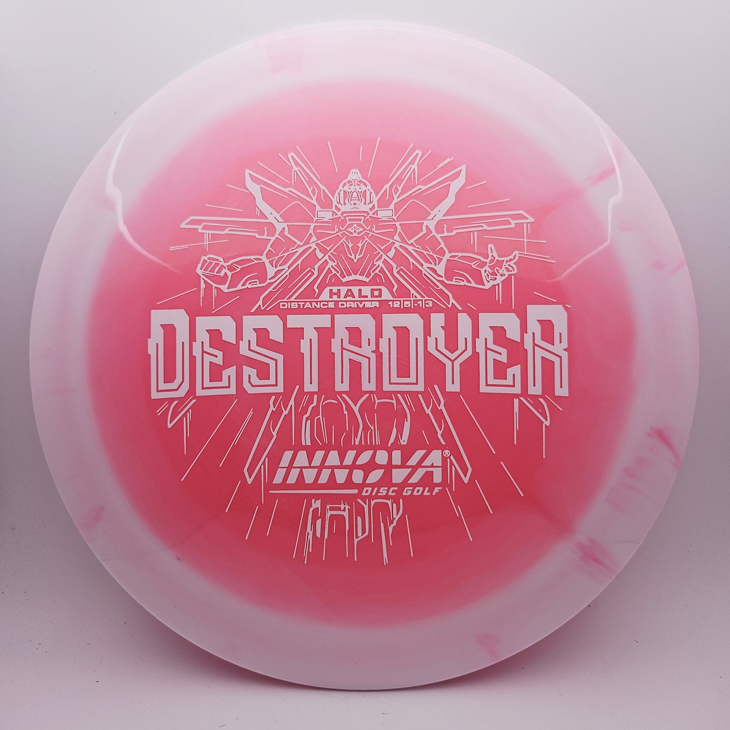 #14786 173-175g Pink / White Halo Star Destroyer