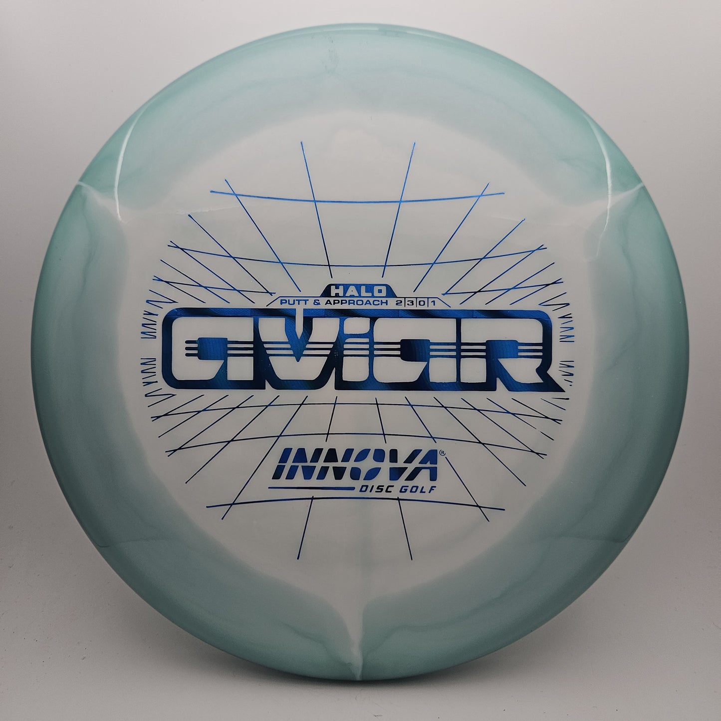 #11638 170g Teal / White Halo Star Aviar
