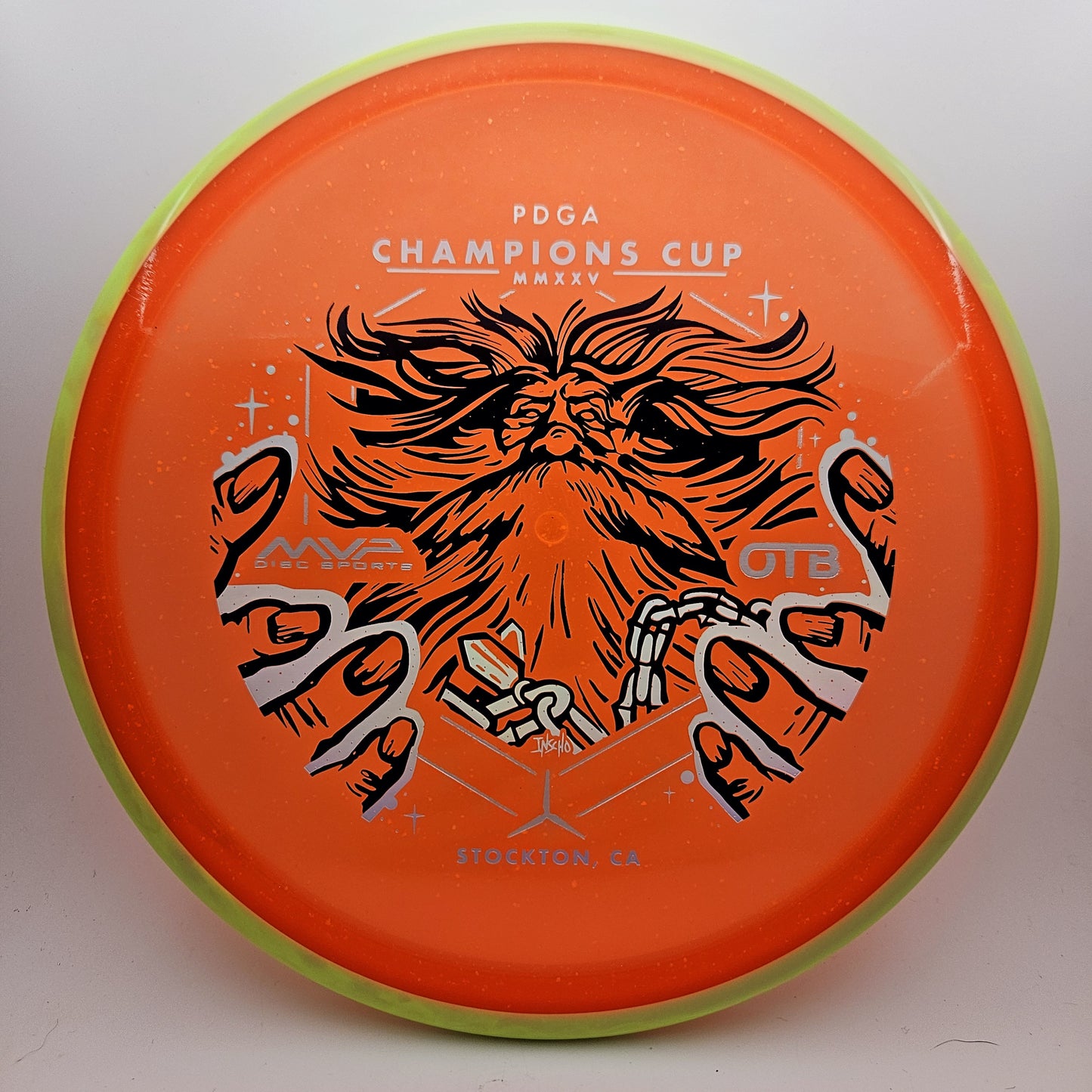 #12324 177g Orange / Dayglo, Champions Cup 2025 Particle Glow Proton Hex