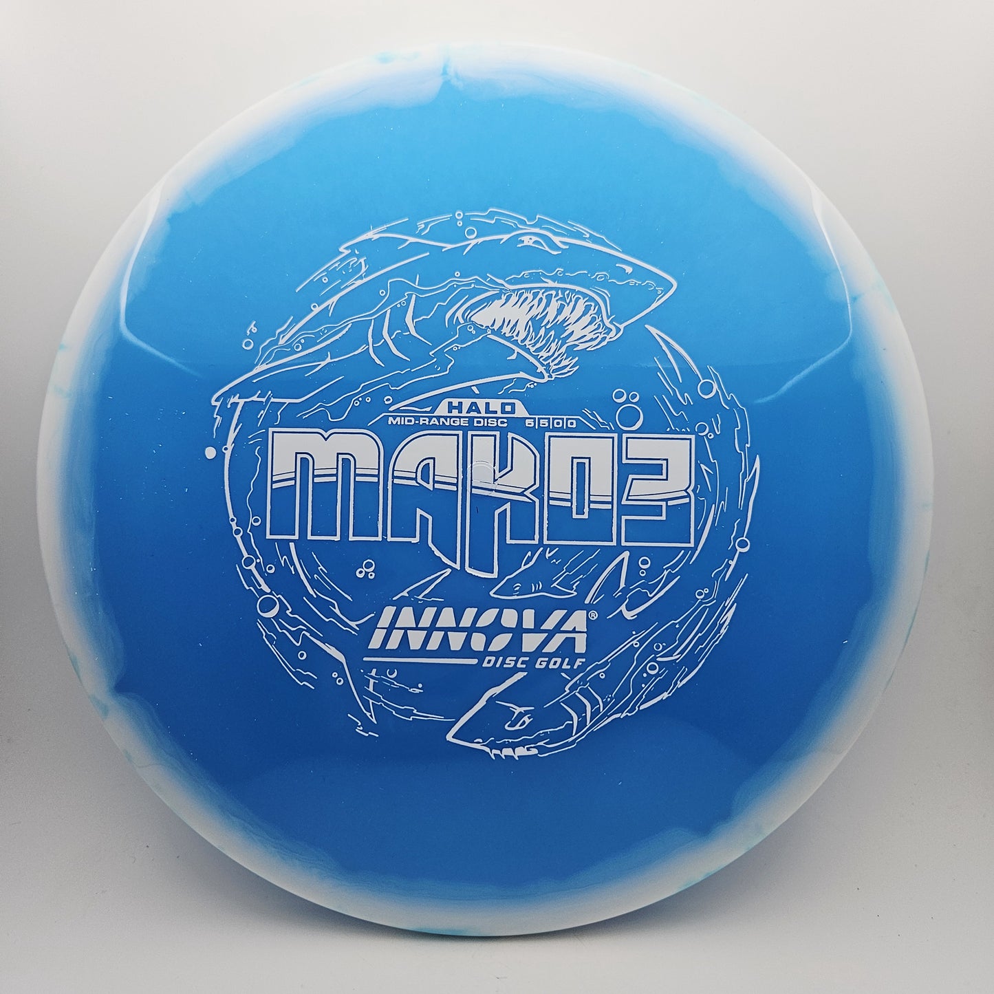 #15903 176g Blue / White Halo Star Mako3