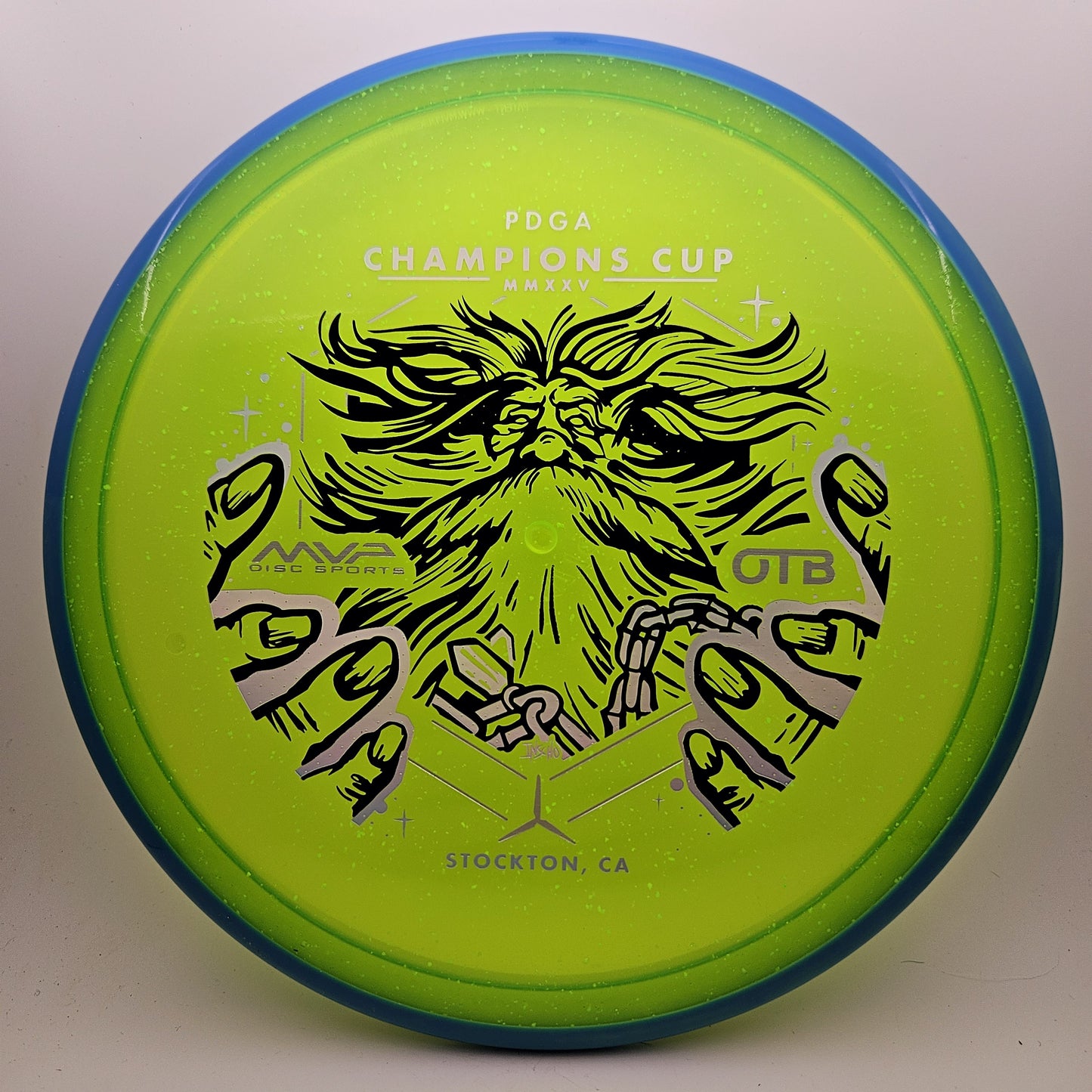 #11703 177g Green / Blue, Champions Cup 2025 Particle Glow Proton Hex