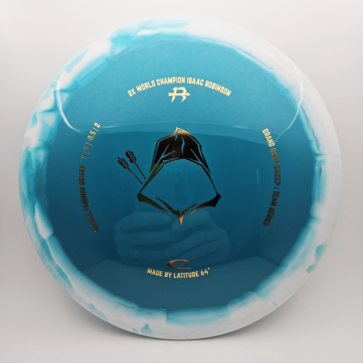 #13880 173g Turquoise / White, Isaac Robinson Team Series Royal Grand Orbit Sweep