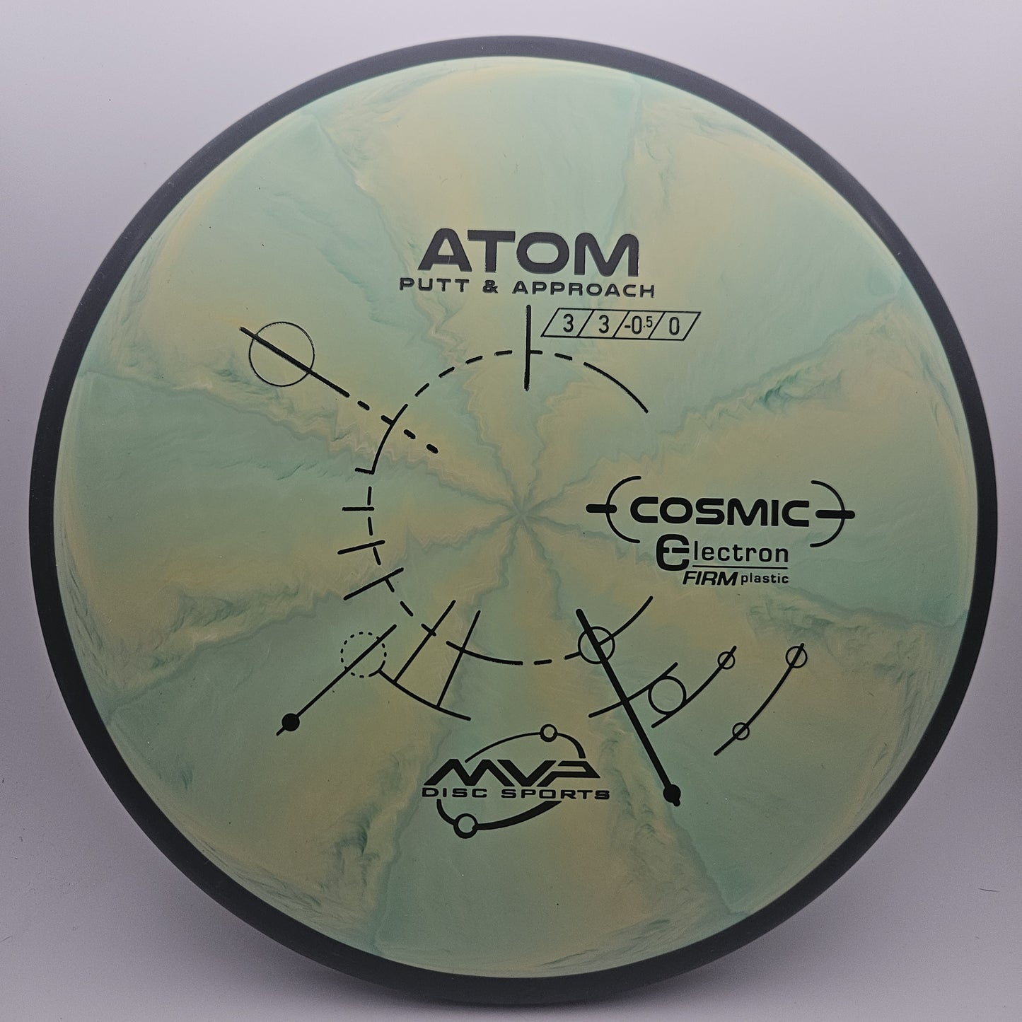 #10282 172g Green Cosmic Electron Firm Atom