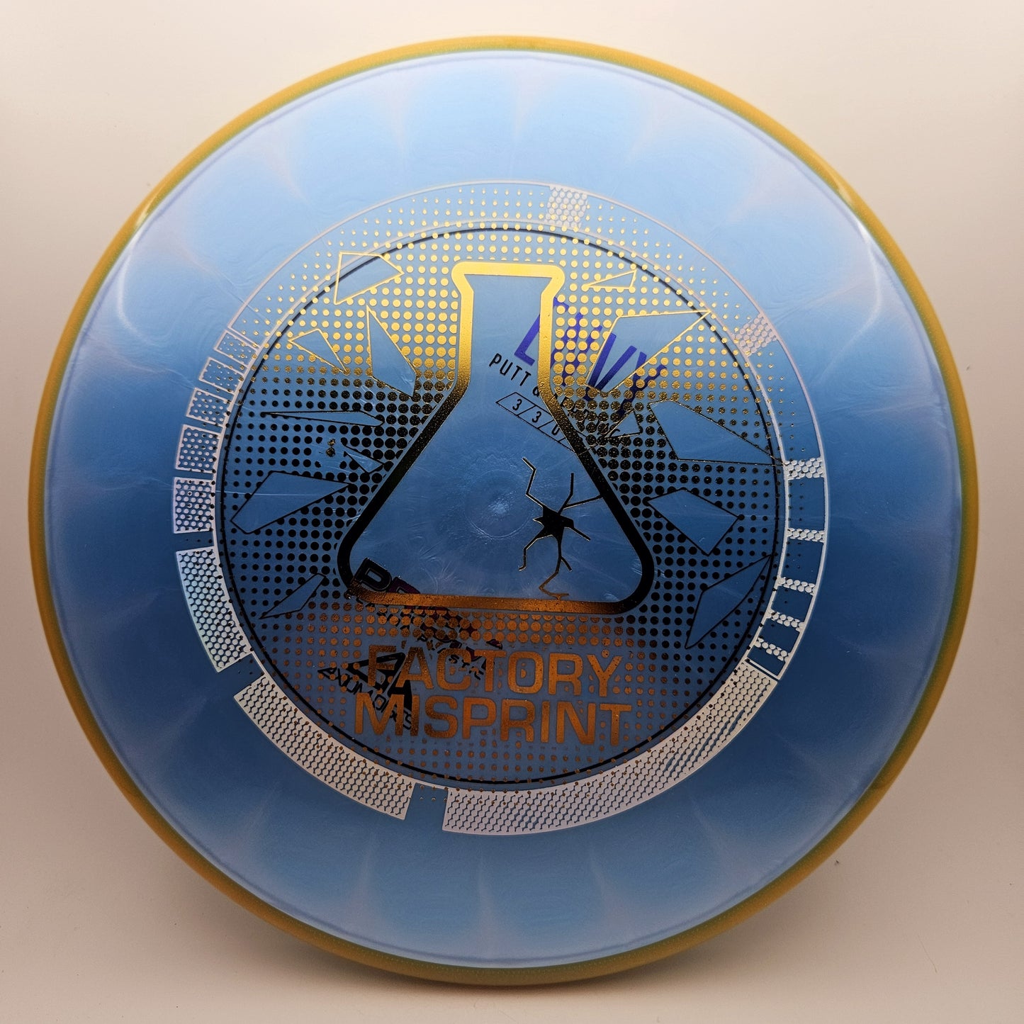 #12671 174g Blue / Green, Misprint Prism Plasma Envy - Misprint