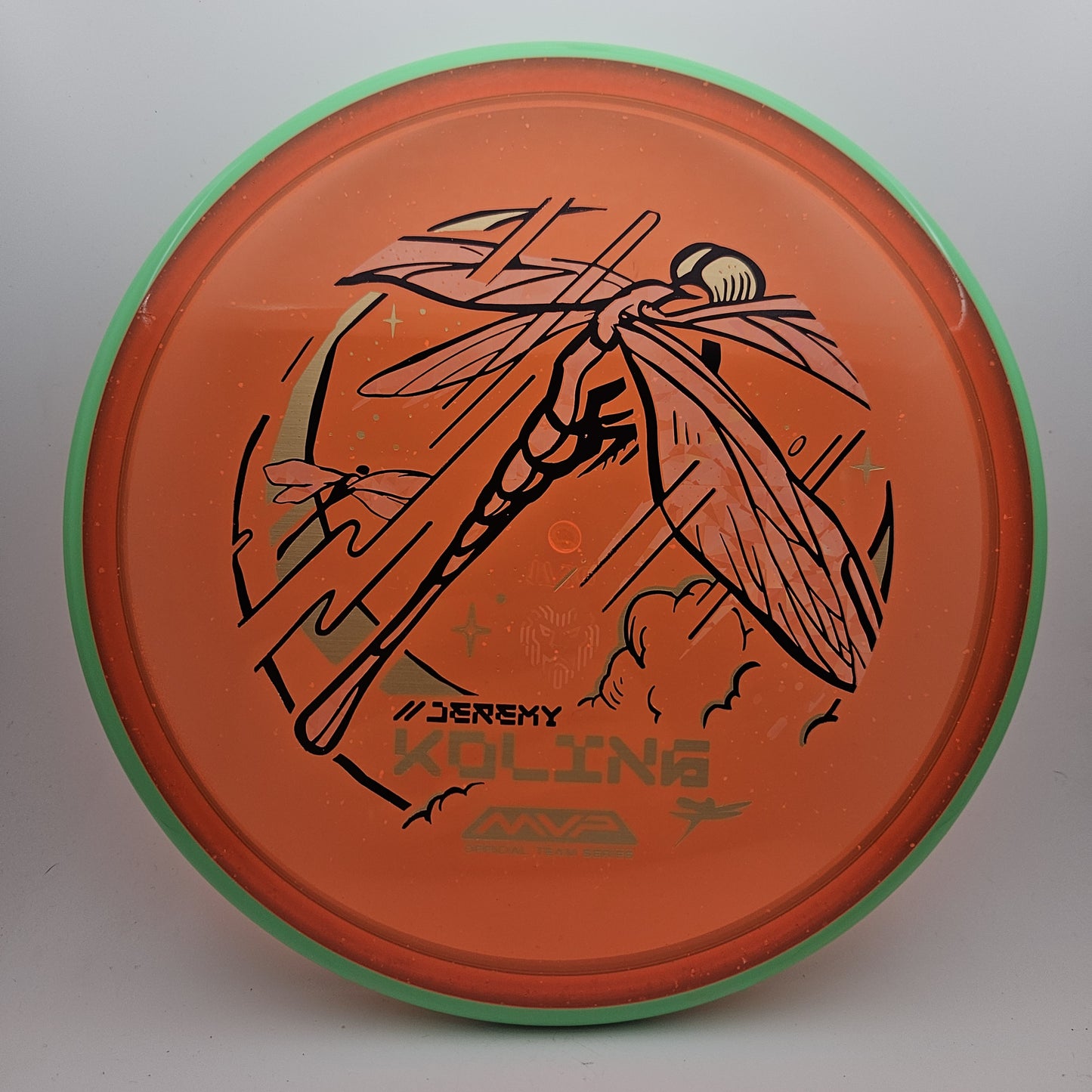 #10775 173g Orange / Green, Jeremy Koling Tour Series Particle Glow Proton Tempo - Jeremy Koling Tour Series