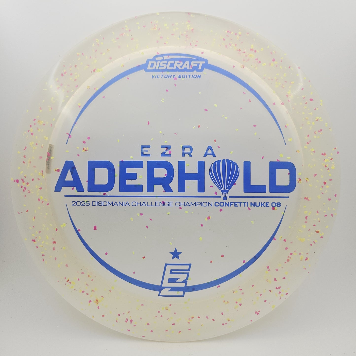 #14526 173-174g White, Ezra Aderhold Discmania Challenge Z Confetti Nuke OS