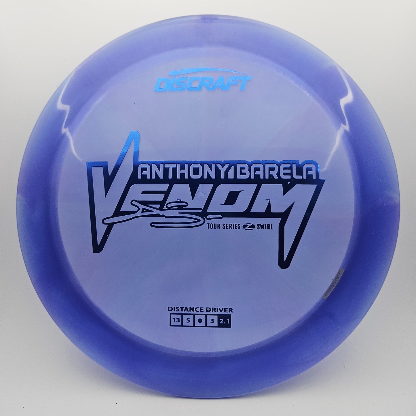 #12880 173-174g Purple, Anthony Barela Tour Series 2025 Z Swirl Venom