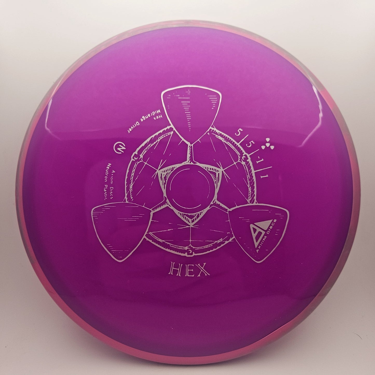 #12687 176g Purple / Purple Neutron Hex
