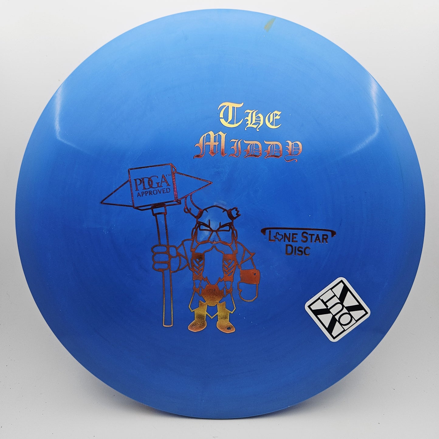 #14214 174g Blue, X-Out Alpha Middy