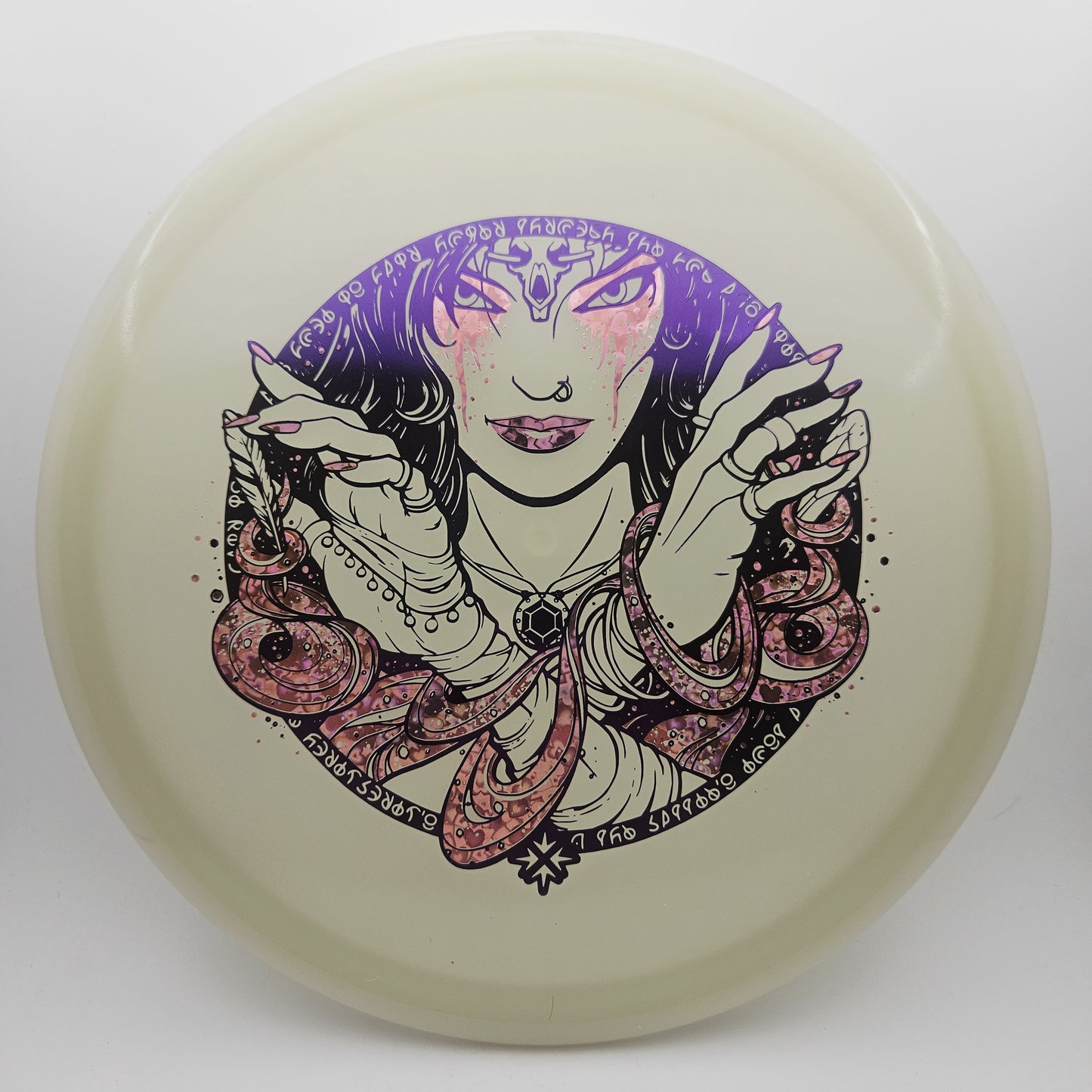 #12901 176g Green Plate / Aqua Rim, Enchaintress DFX Total Eclipse Hex