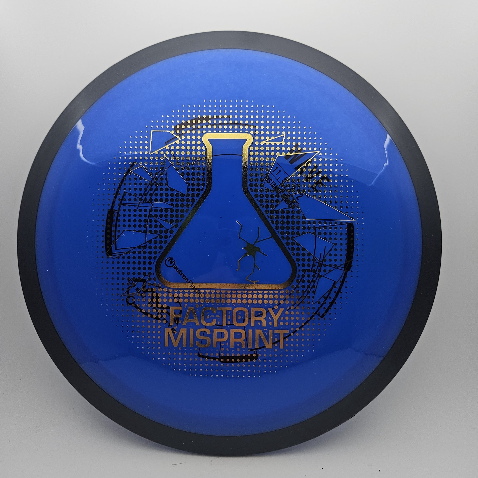 #12221 165g Blue, Misprint Neutron Wave - Misprint