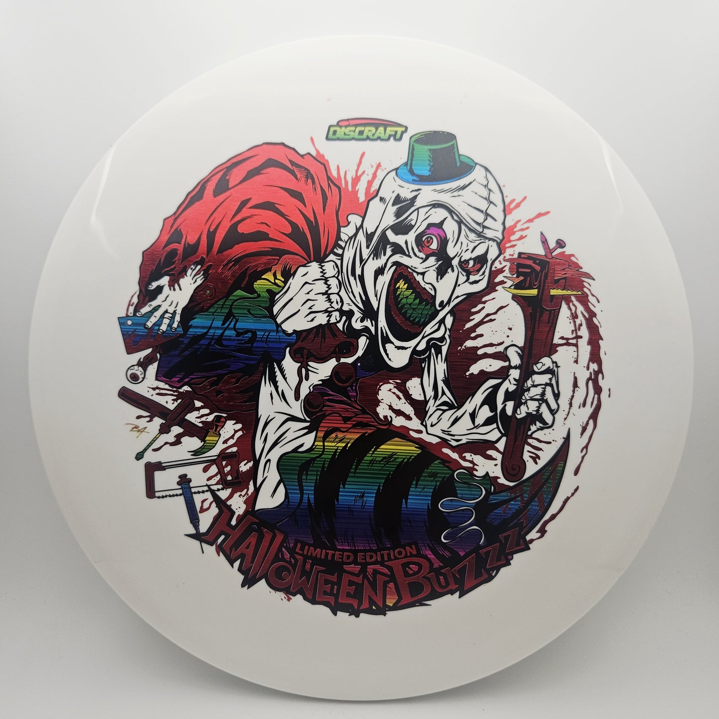 #16033 173-174g White, Halloween 2025 Tri-Foil Glo Buzzz