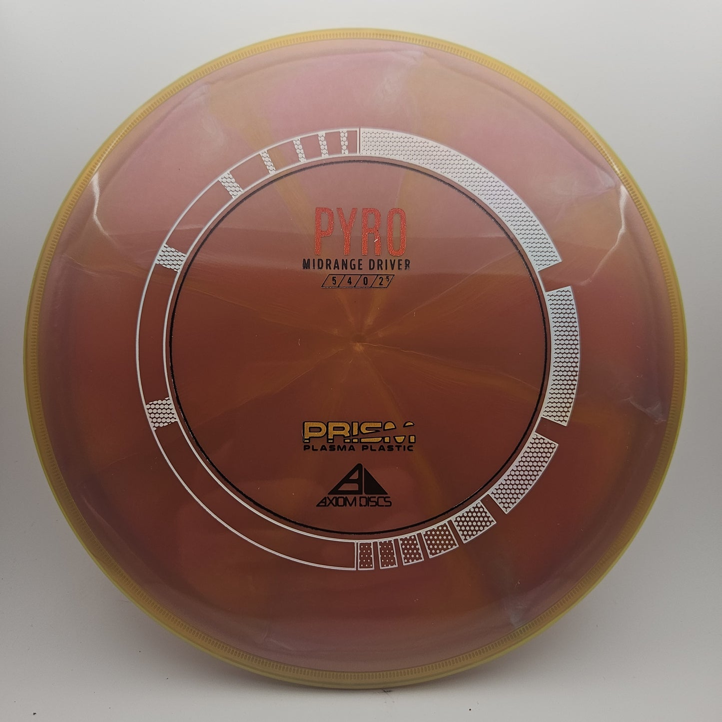#7902 177g Peach / Yellow Prism Plasma Pyro