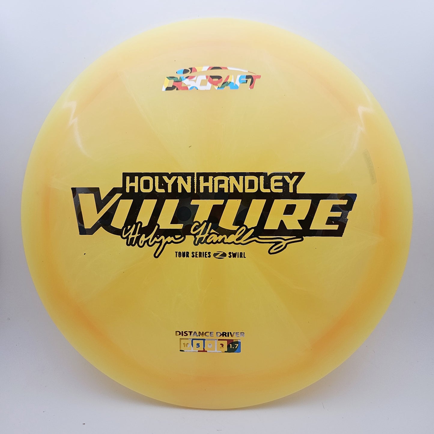 #12859 173-174g Yellow, Holyn Handley Tour Series 2025 Z Swirl Vulture