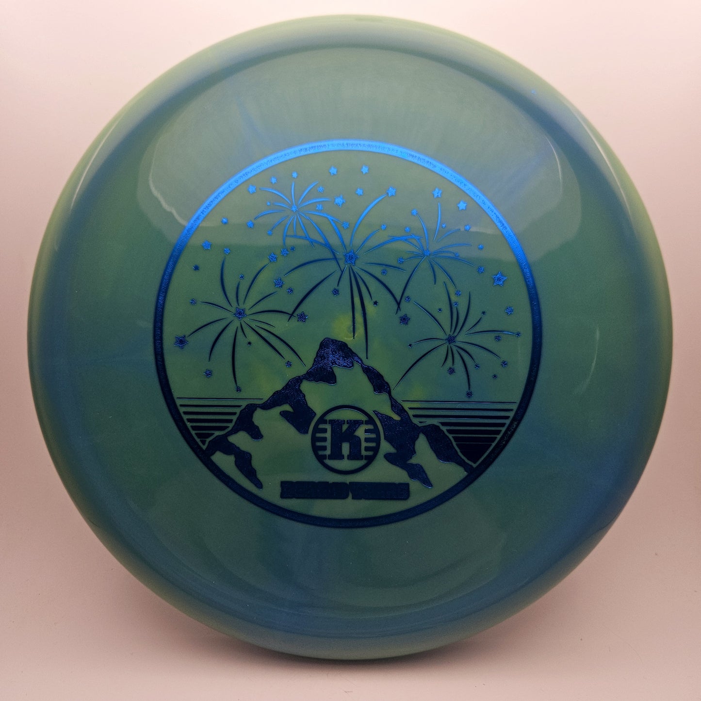 #11989 173g Green, 10 Year Anniversary K1 Swirl Berg
