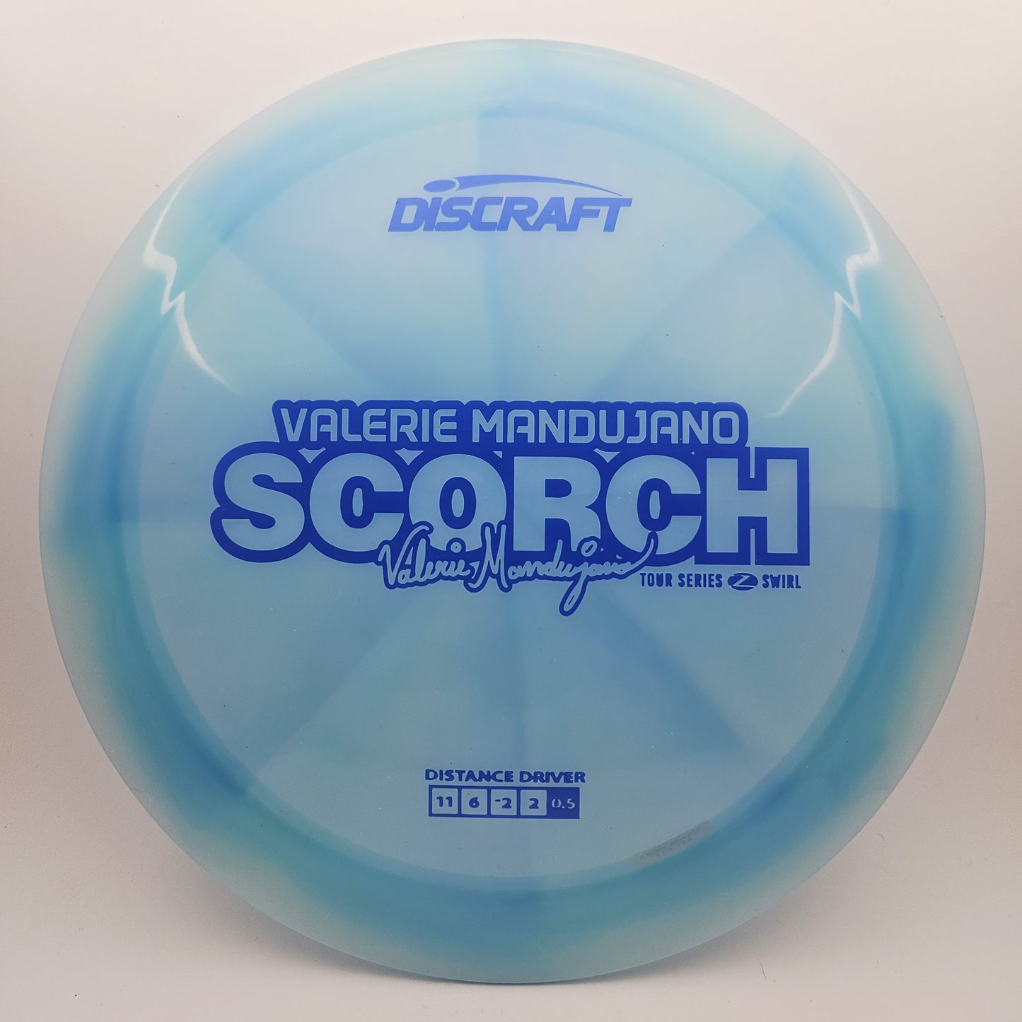 #12855 173-174g Blue, Valerie MandujanoTour Series 2025 Z Swirl Scorch