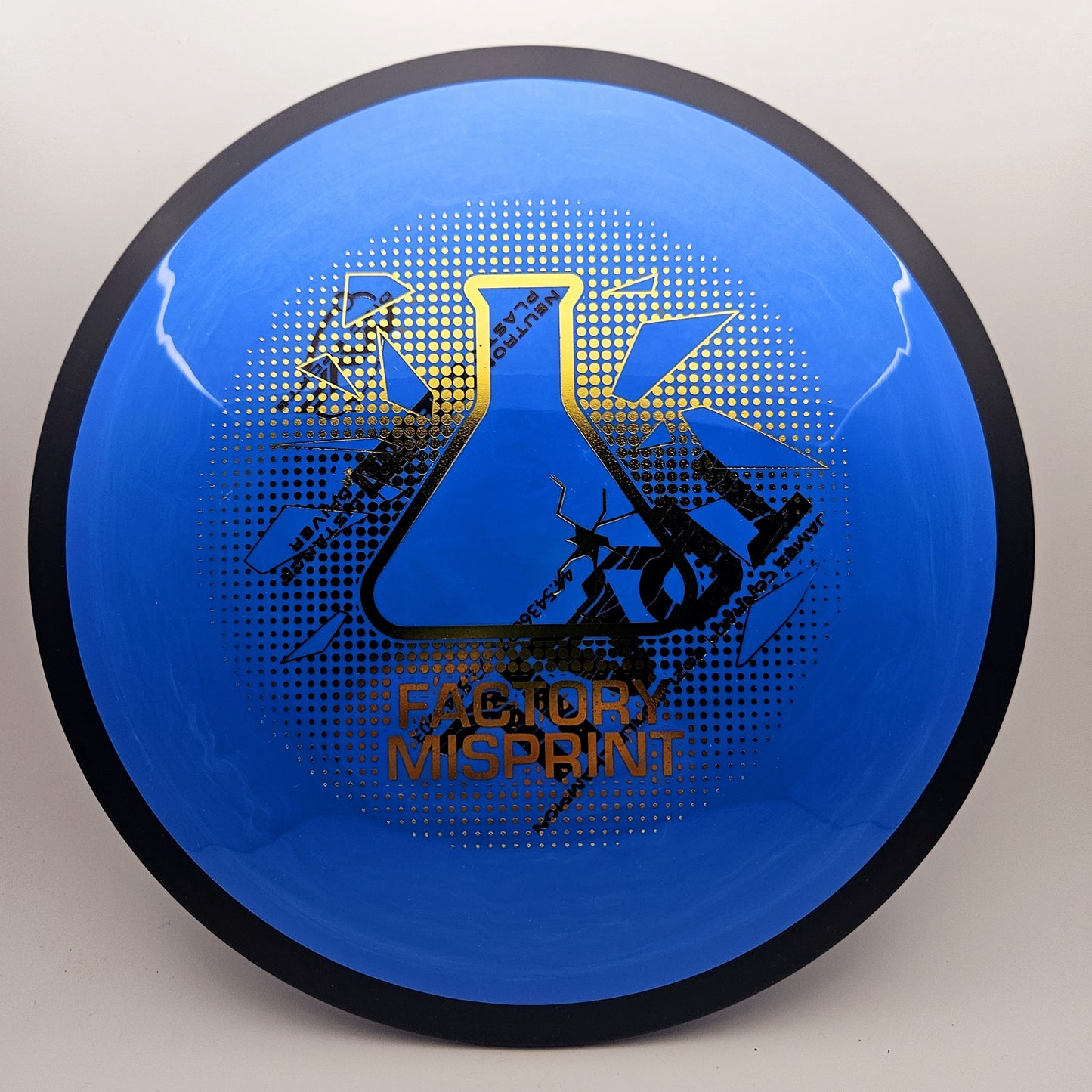 #12219 168g Blue, Misprint Neutron Trail - Misprint