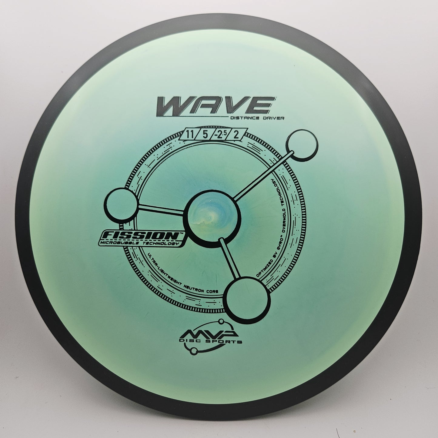 #13954 147g Teal Fission Wave