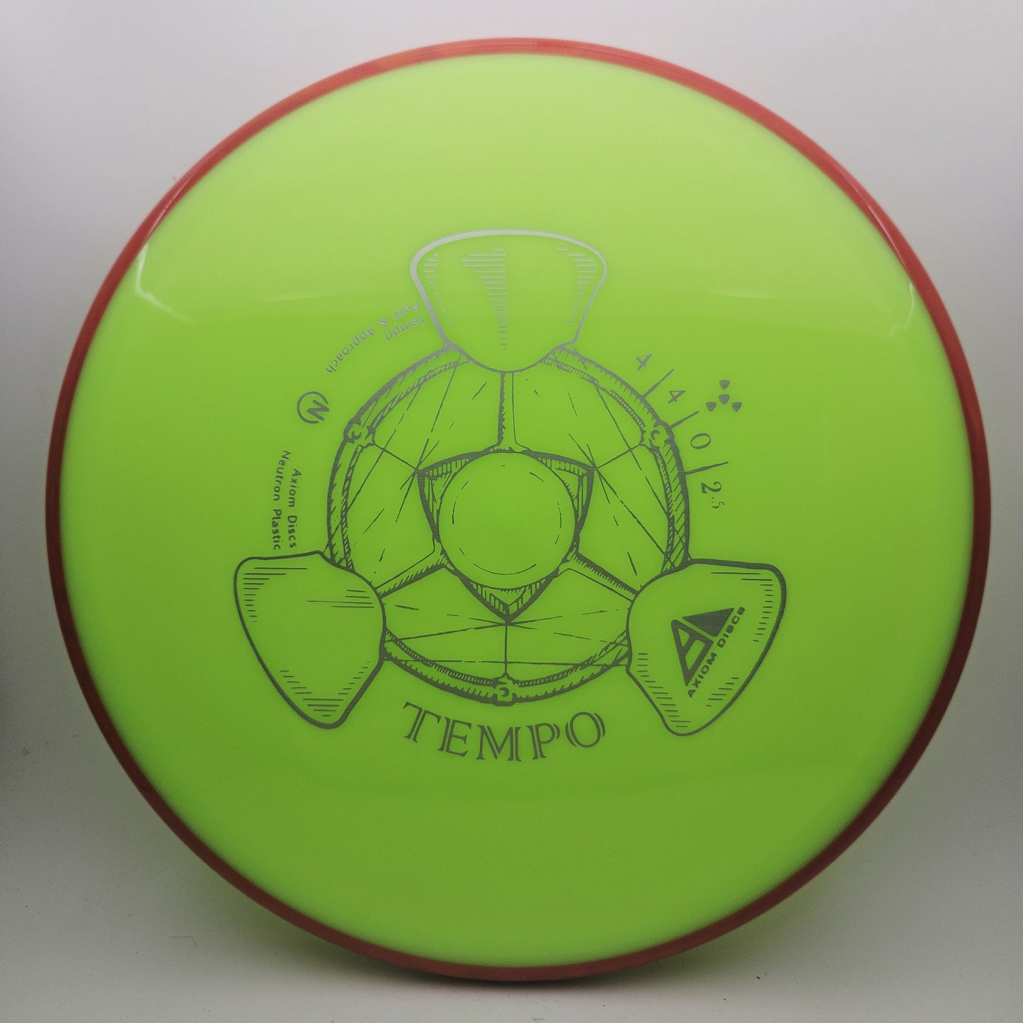 #13454 174g Dayglo / Red Neutron Tempo