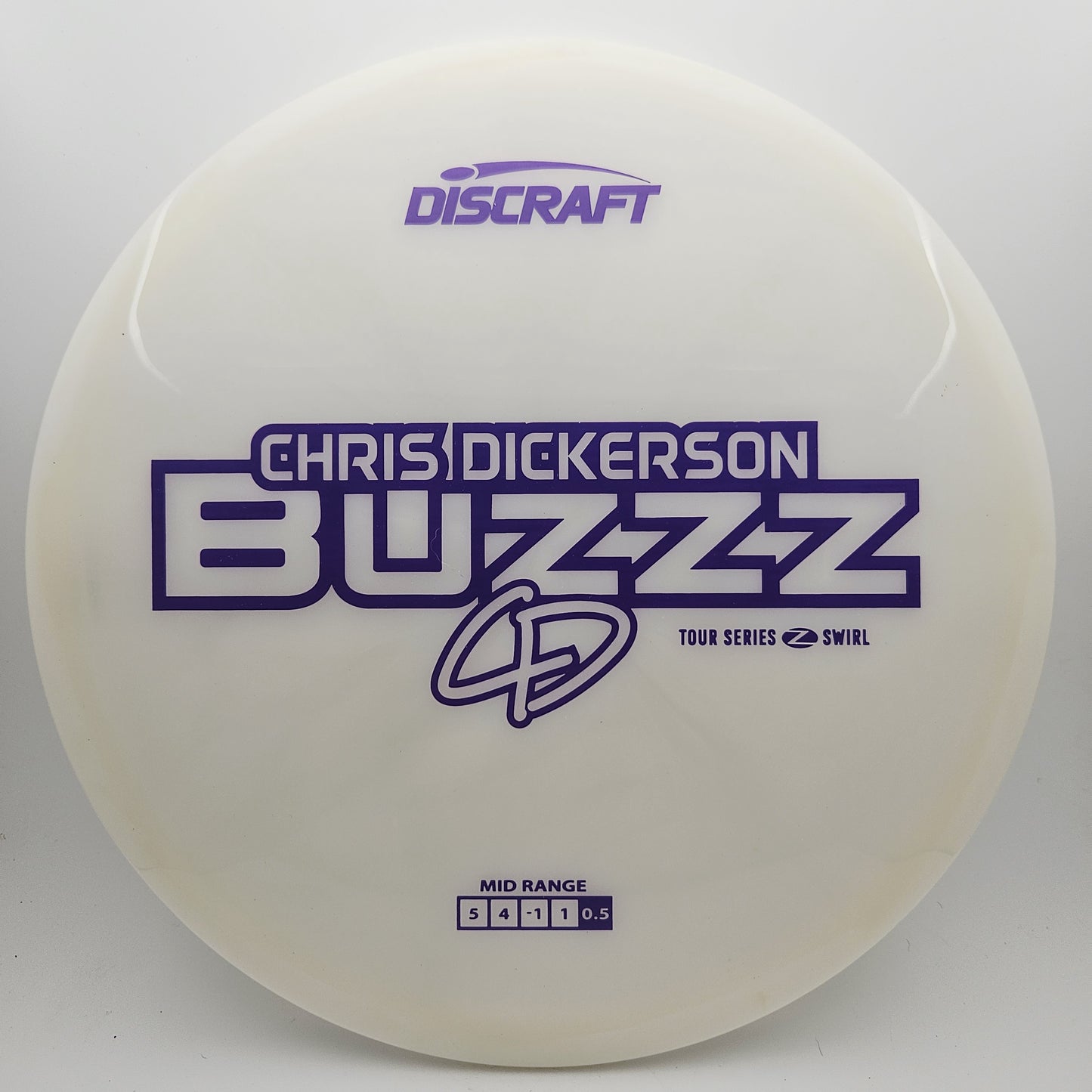 #12842 175-176g White, Chris Dickerson Tour Series 2025 Z Swirl Buzzz