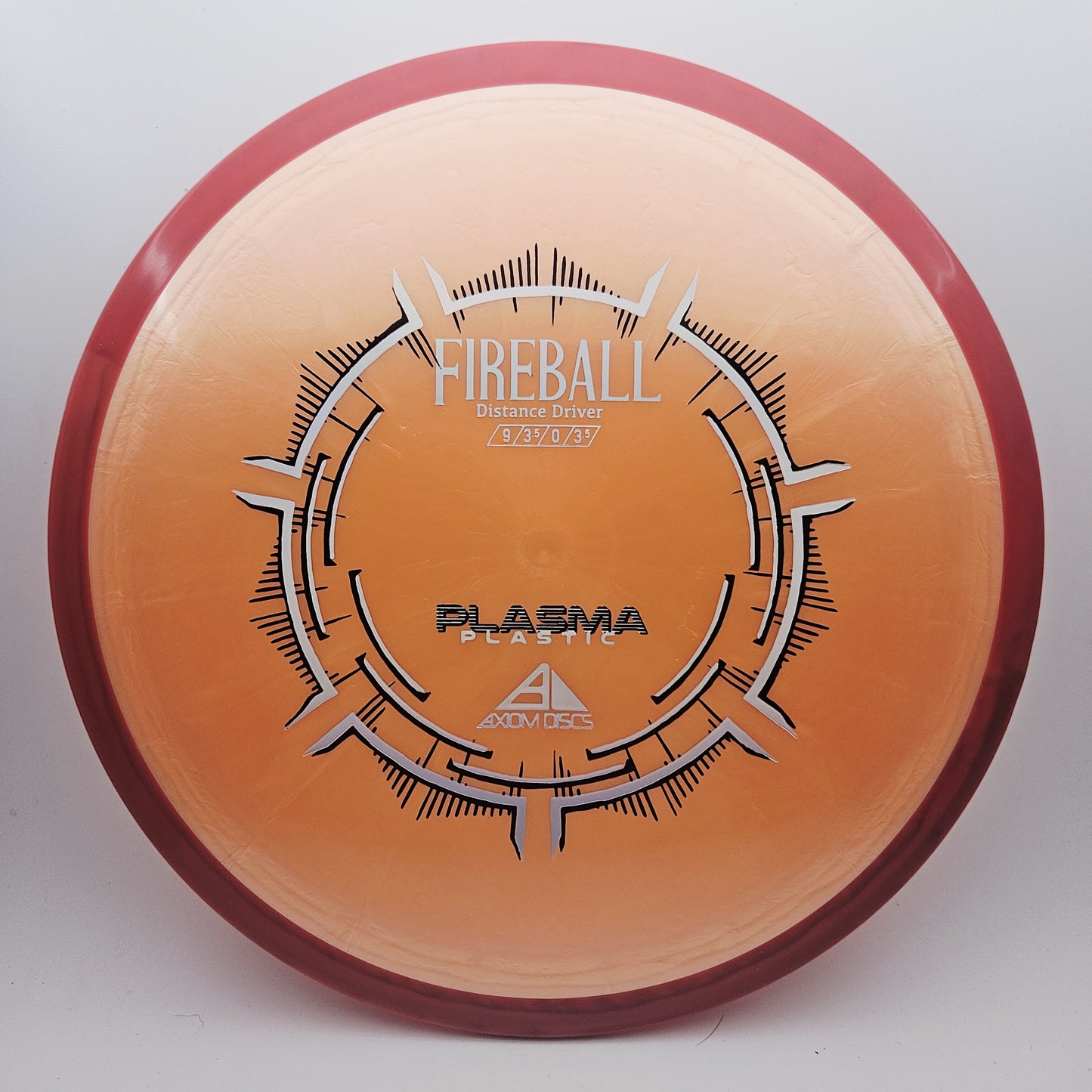 #13486 172g Peach / Red Plasma Fireball
