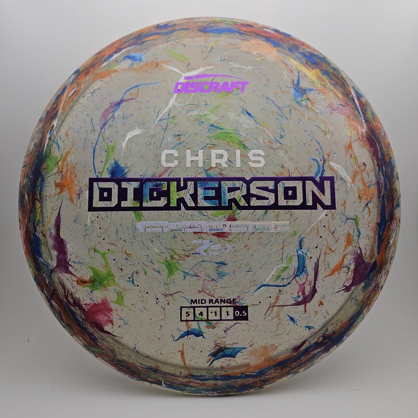 #8255 175-176g Orange, Chris Dickerson Tour Series Jawbreaker Z Flx Buzzz