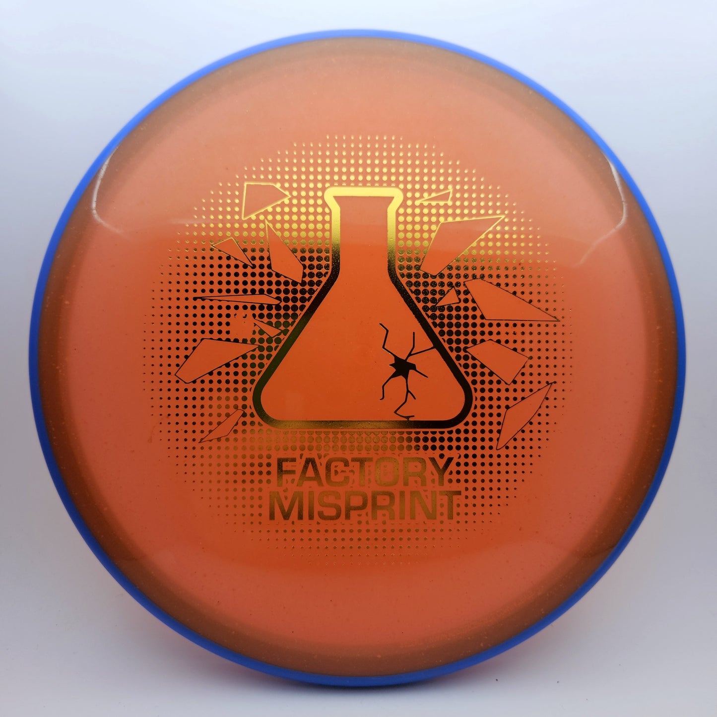 #12208 168g Orange / Blue, Misprint Particle Glow Proton Soft Proxy - Misprint