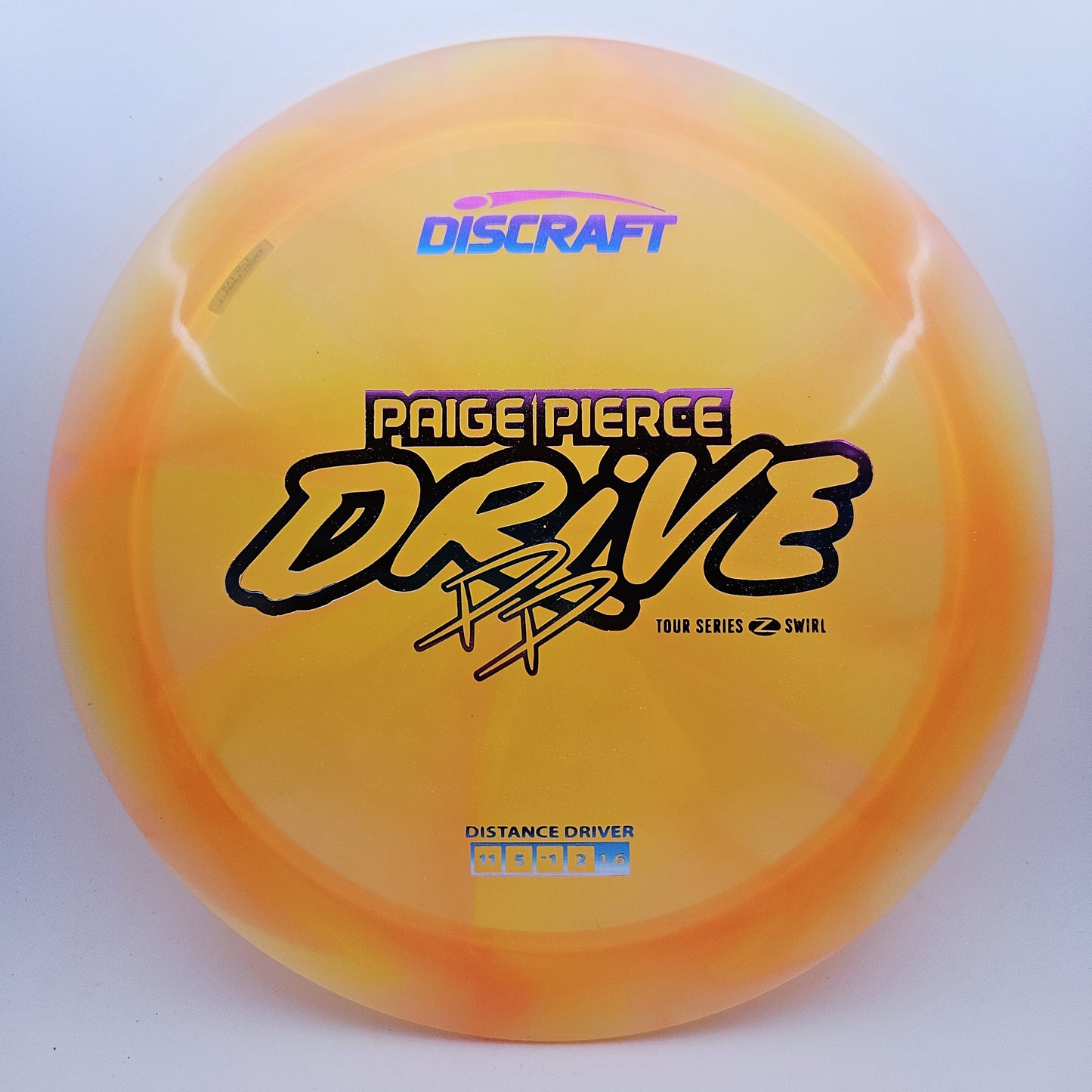 #13612 170-172g Orange, Paige Pierce Tour Series 2025 Z Swirl Drive
