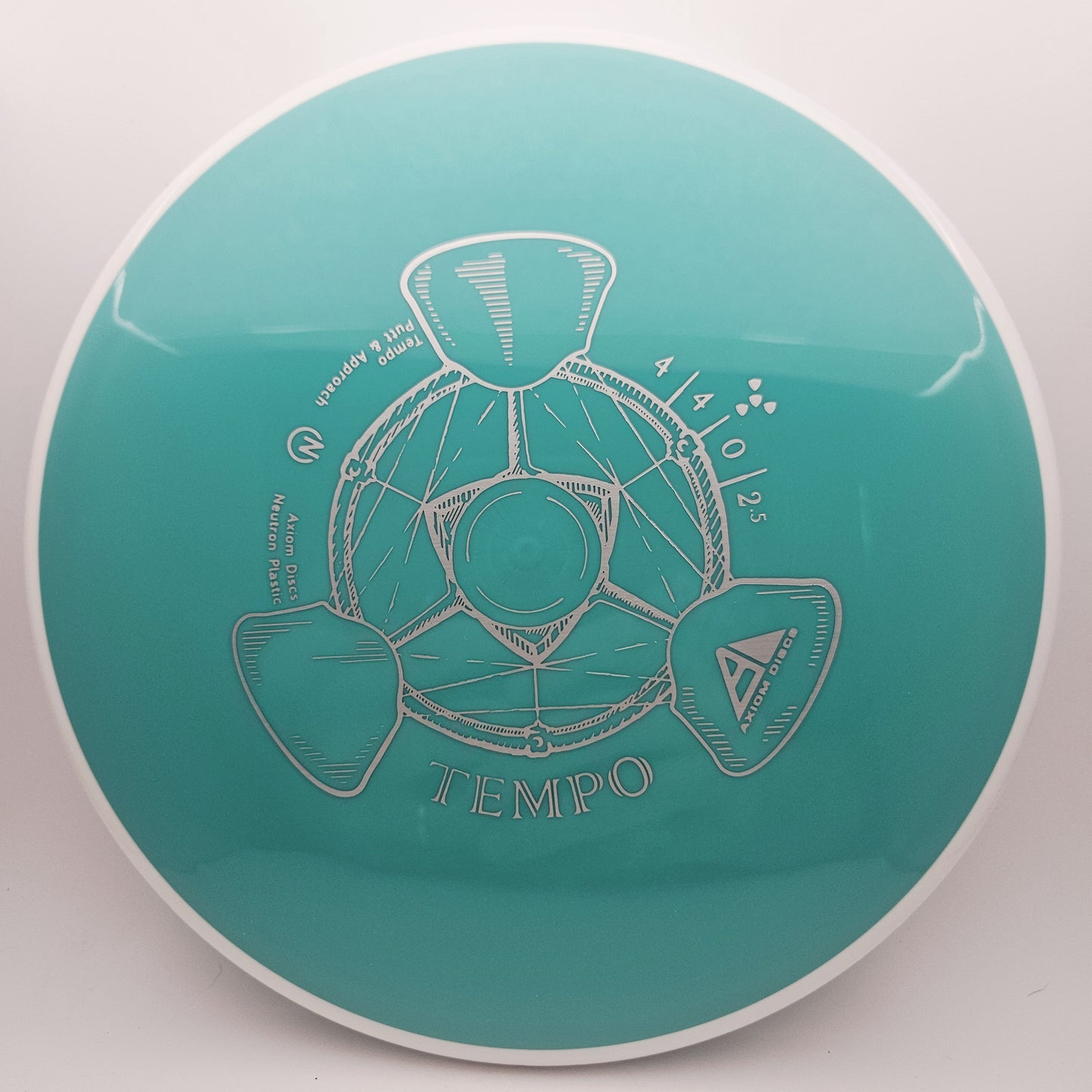 #12952 166g Teal / White Neutron Tempo
