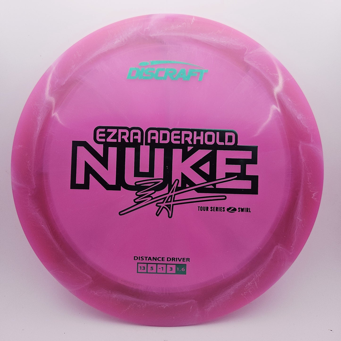 #12890 173-174g Pink, Ezra Aderhold Tour Series 2025 Z Swirl Nuke