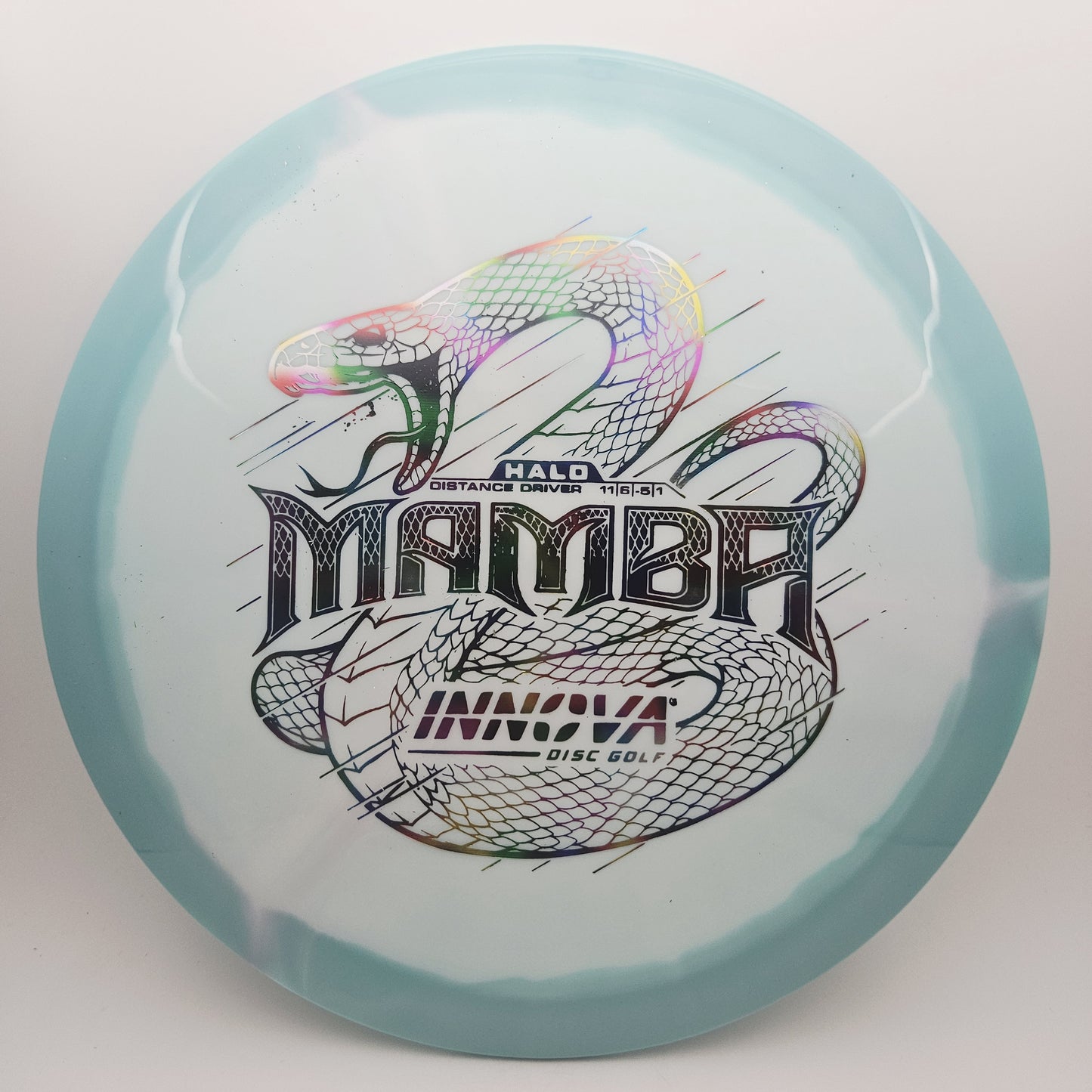 #16150 160g White / Teal Halo Star Mamba