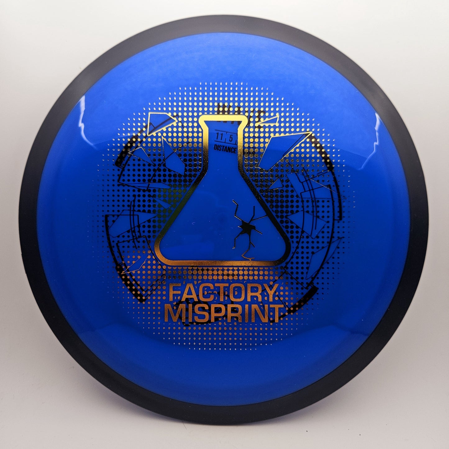 #12225 166g Blue, Misprint Neutron Wave - Misprint