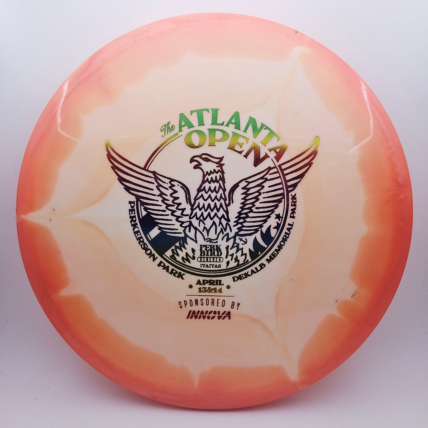 #13977 173g Orange / White, Atlanta Open Halo Star Mako3