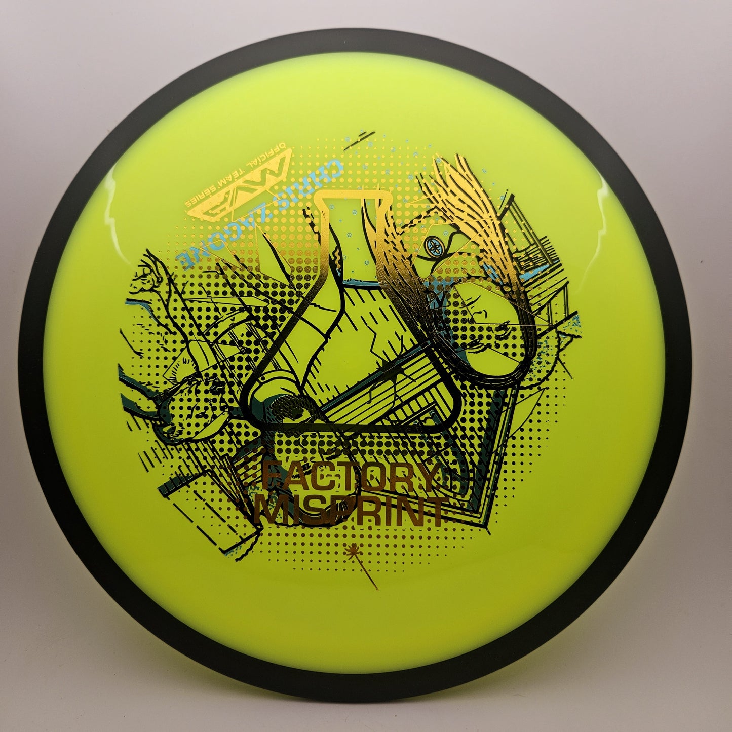 #12679 167g Yellow, Misprint Neutron Trail - Misprint