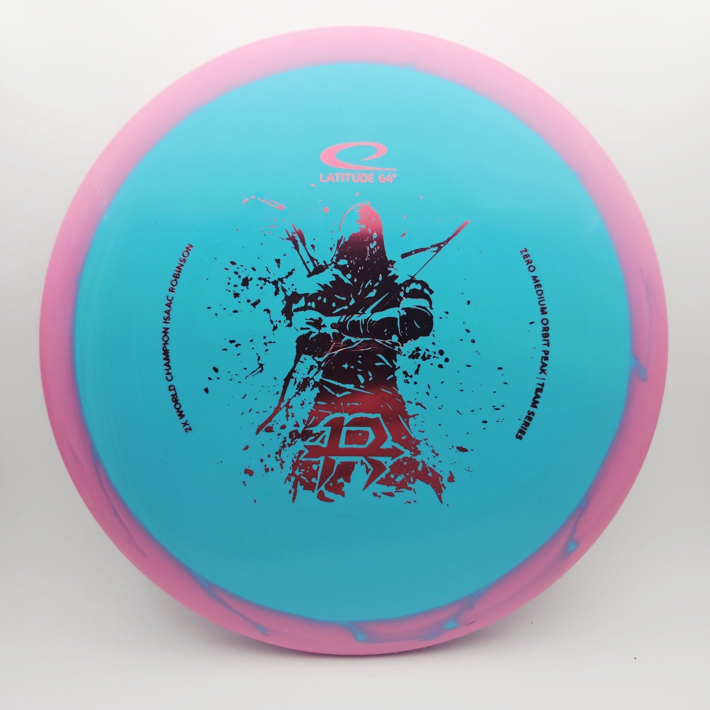 #13996 173g Teal / Pink, Isaac Robinson Team Series Zero Medium Orbit Peak