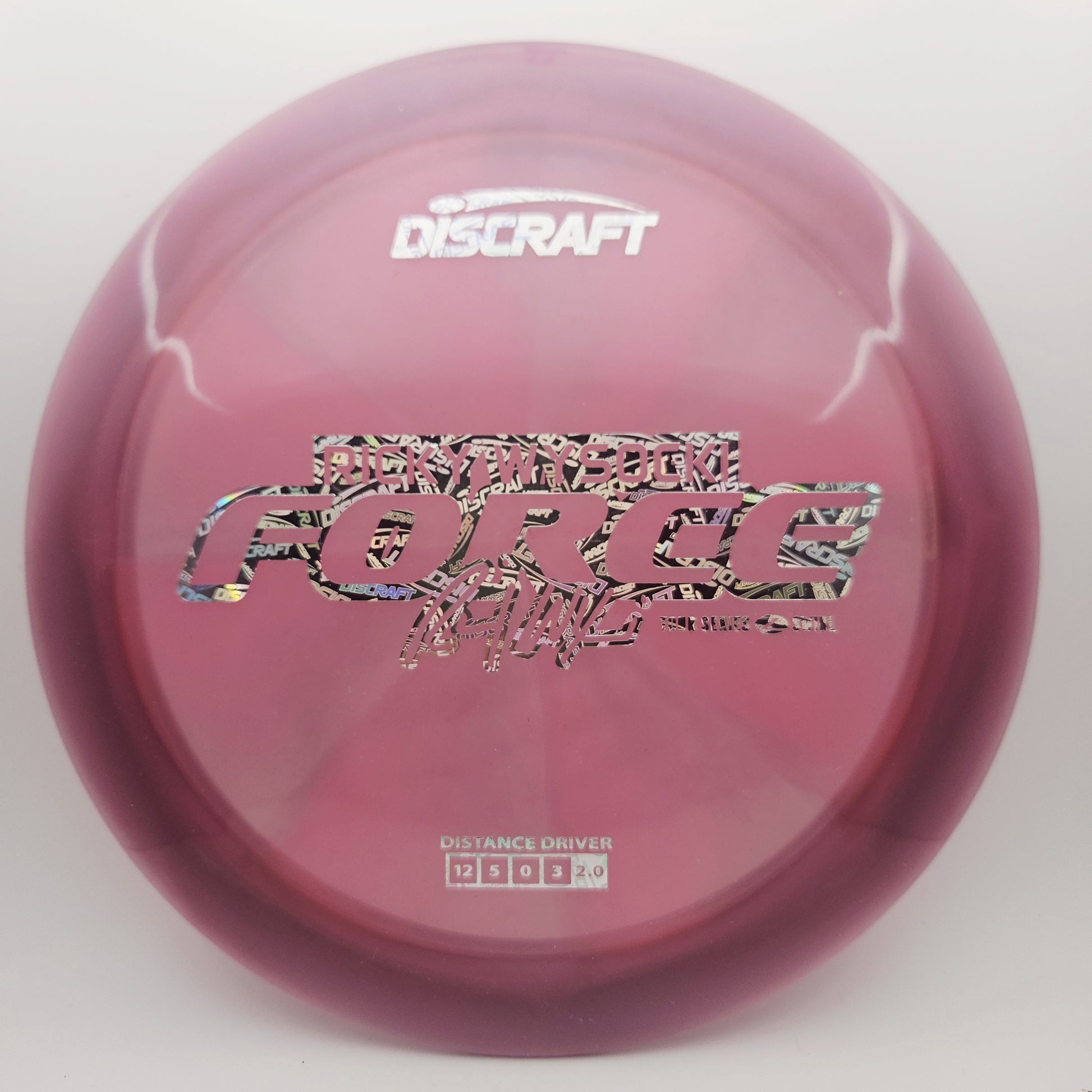 #12871 173-174g Purple, Ricky Wysocki Tour Series 2025 Z Swirl Force