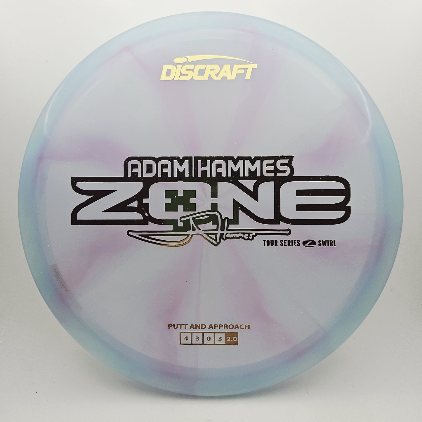 #12823 170-172g Blue, Adam Hammes Tour Series 2025 Z Swirl Zone