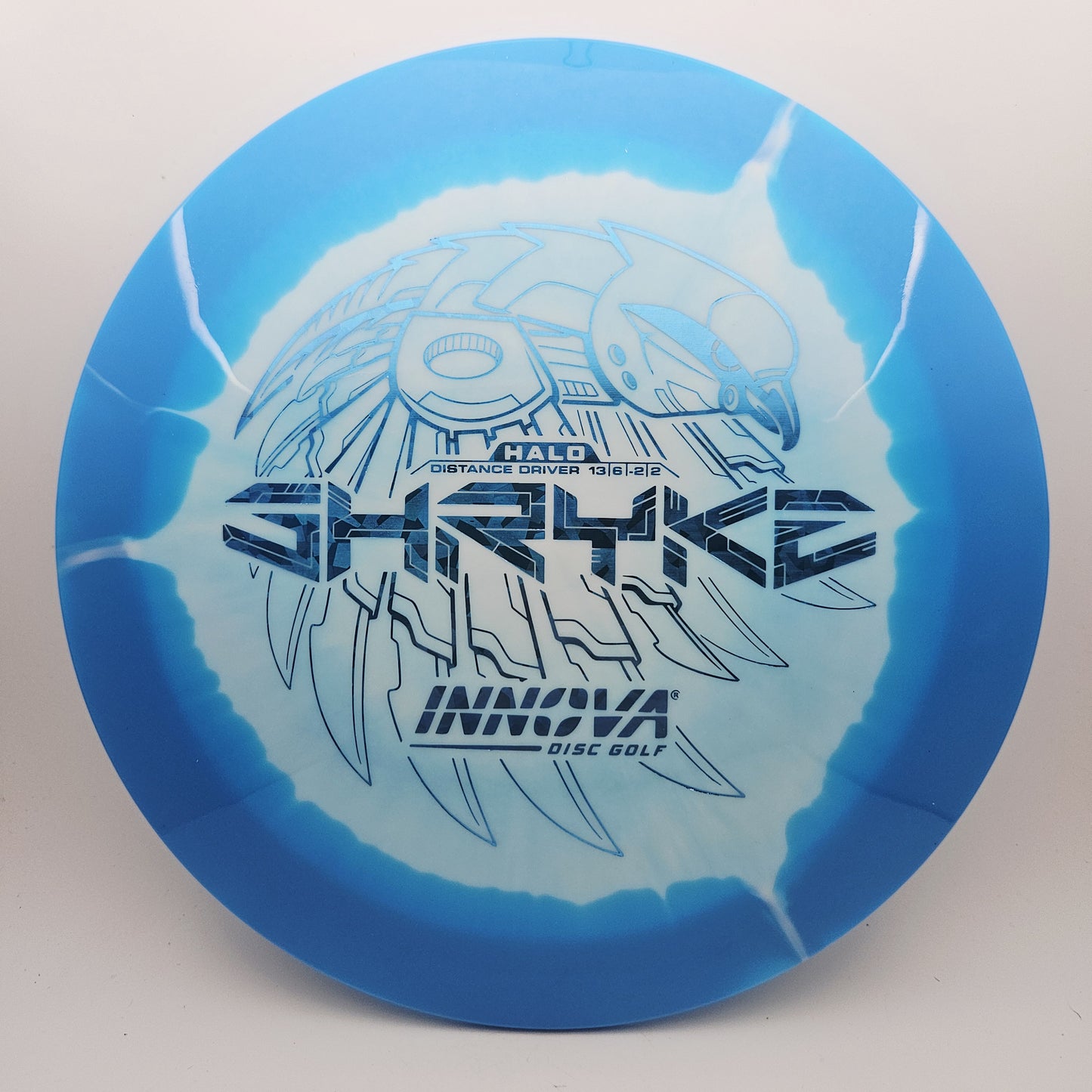 #14788 168g White / Blue Halo Star Shryke