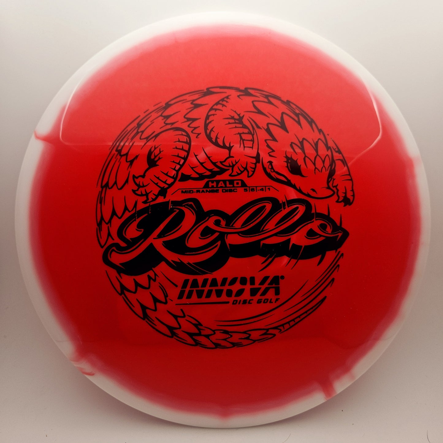 #12388 180g Red / White Halo Star Rollo
