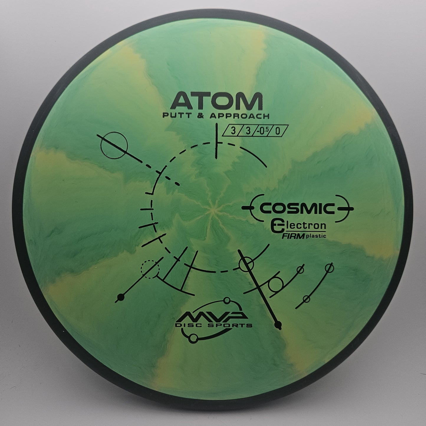 #10280 171g Green Cosmic Electron Firm Atom