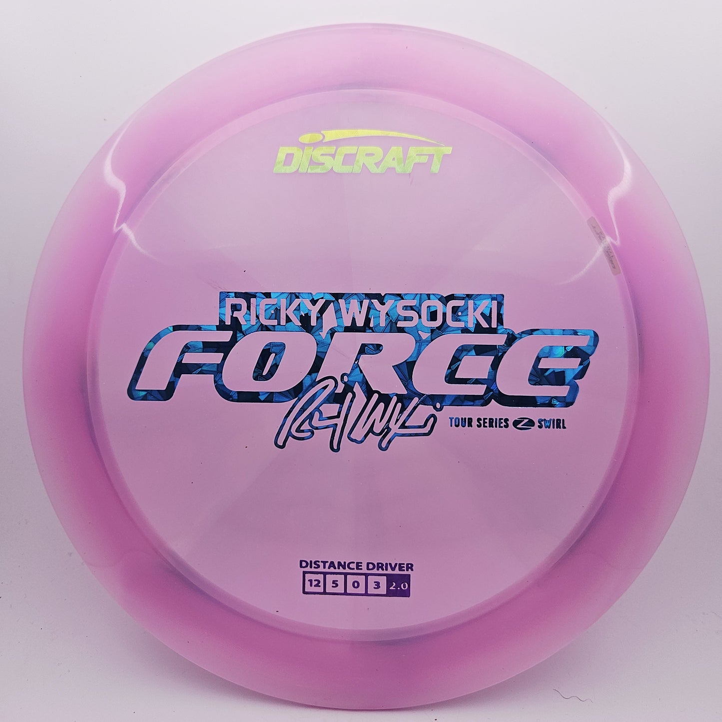 #13125 170-172g Pink, Ricky Wysocki Tour Series 2025 Z Swirl Force