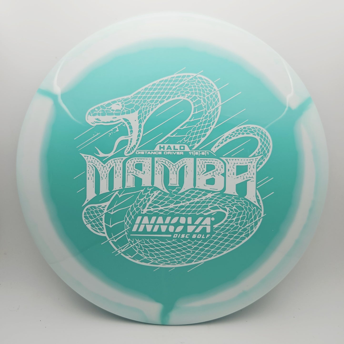 #14774 162g Teal / White Halo Star Mamba