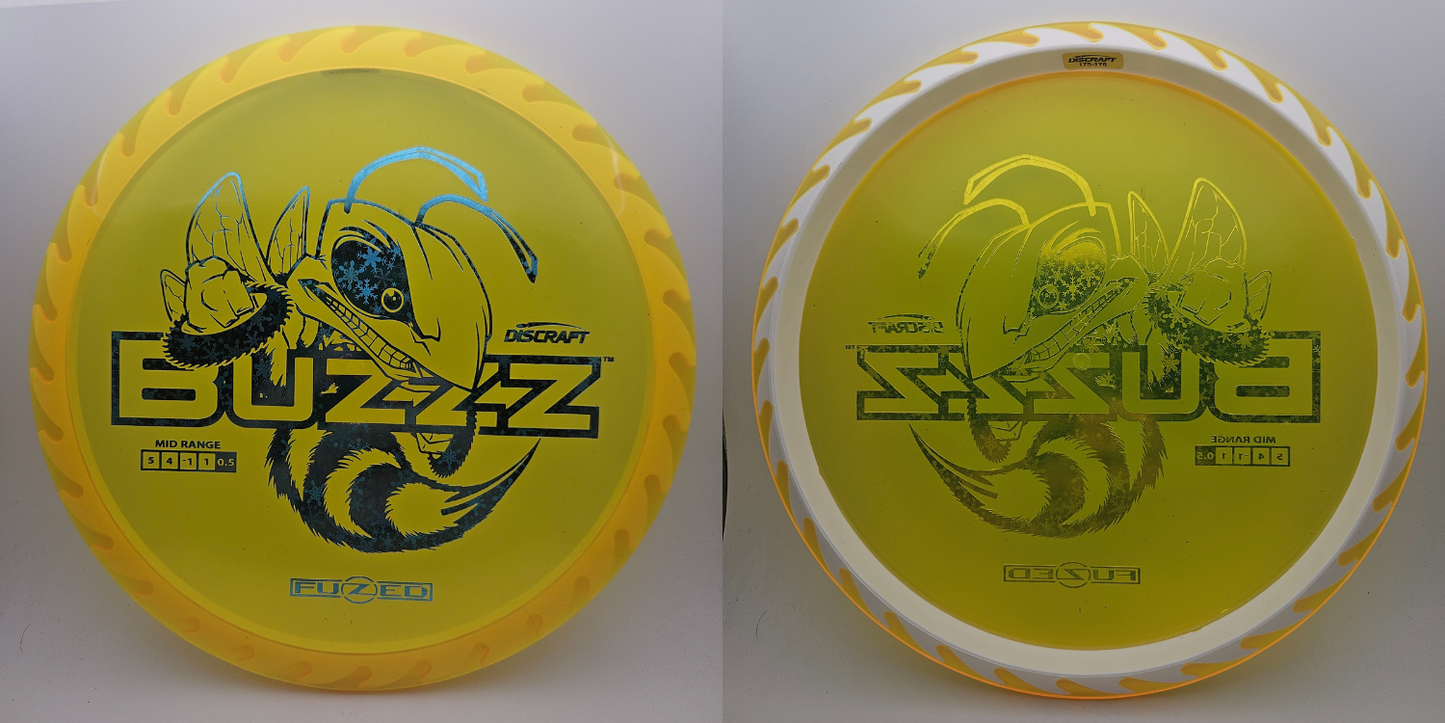 #11224 175-176g Yellow / White, Snowflakes Foil, Buzzzsaw Fuzed Buzzz