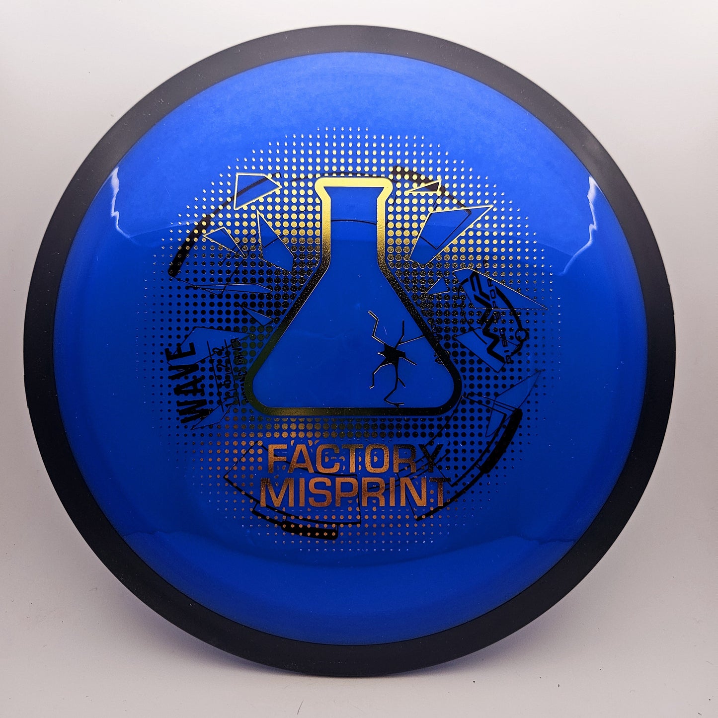 #12223 169g Blue, Misprint Neutron Wave - Misprint
