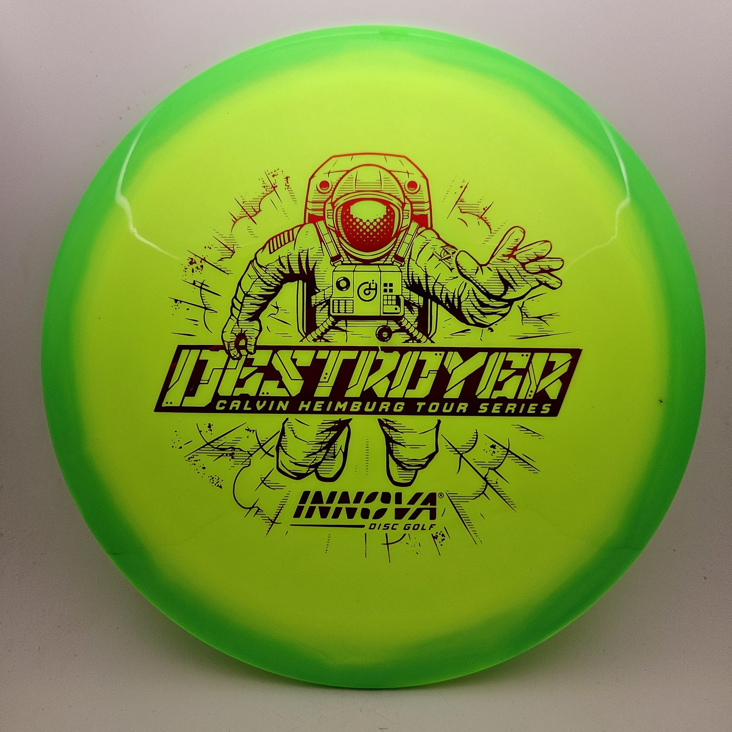 #12076 173-175g Green / Green, Red Foil, Calvin Heimburg Tour Series Halo Star Destroyer - Calvin Heimburg Tour Series